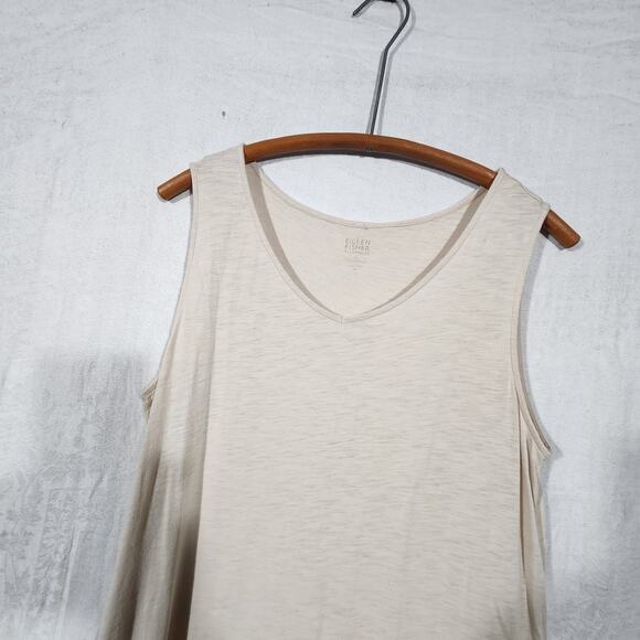 EILEEN FISHER x GARNET HILL sz XS Organic Cotton Nightgown - Picture 3 of 8